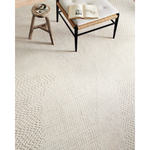 Featuring Collins Amber Lewis x Loloi Ivory Hand-Knotted Rug by Loloi at Amethyst Home. The Collins Ivory rug for Amber Lewis x Loloi is hand-knotted of wool and cotton by skilled artisans in India. Collins features varying knotting techniques interwoven to create a uniquely texture pattern, elevating any space with this versatile neutral. Collins is also GoodWeave-. Amethyst Home provides interior design, new construction, custom furniture, and rugs for the Des Moines and Cedar Rapids metro area.
