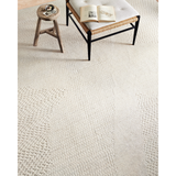 Featuring Collins Amber Lewis x Loloi Ivory Hand-Knotted Rug by Loloi at Amethyst Home. The Collins Ivory rug for Amber Lewis x Loloi is hand-knotted of wool and cotton by skilled artisans in India. Collins features varying knotting techniques interwoven to create a uniquely texture pattern, elevating any space with this versatile neutral. Collins is also GoodWeave-. Amethyst Home provides interior design, new construction, custom furniture, and rugs for the Des Moines and Cedar Rapids metro area.