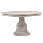 Featuring Arundel Dining Table by Dovetail at Amethyst Home. A modern take on a traditional pedestal table.
54"w x 54"d x 30"hMaterial : Solid Pine WoodWeight : 163 lbs. Amethyst Home provides interior design, new home construction design consulting, vintage area rugs, and lighting in the Salt Lake City metro area.