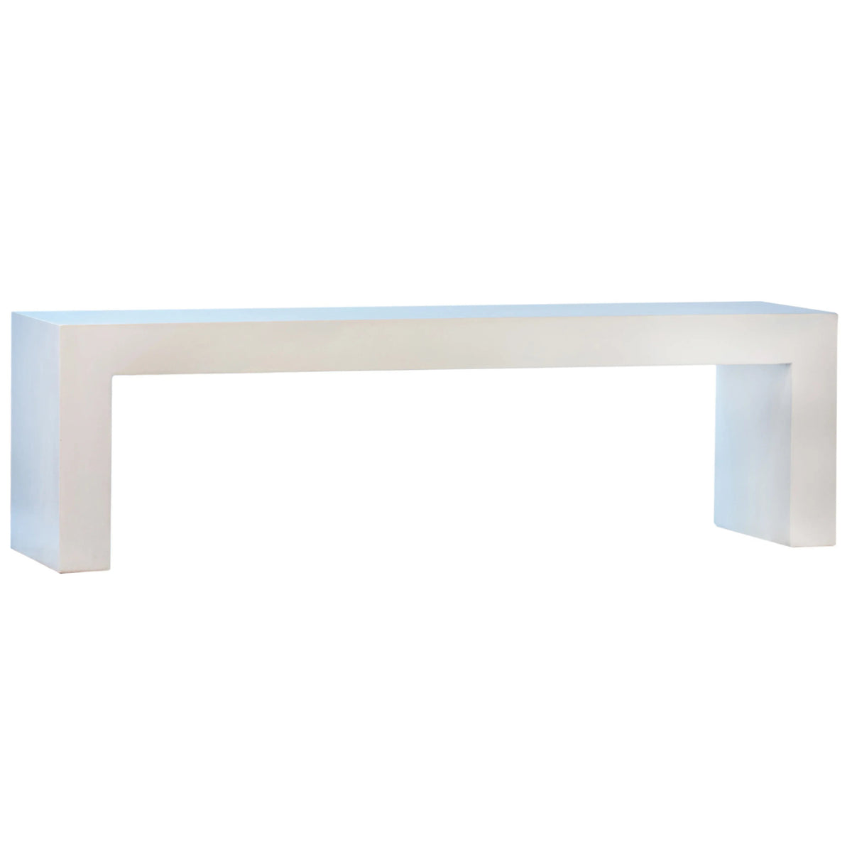White Concrete Bench | ready to ship!