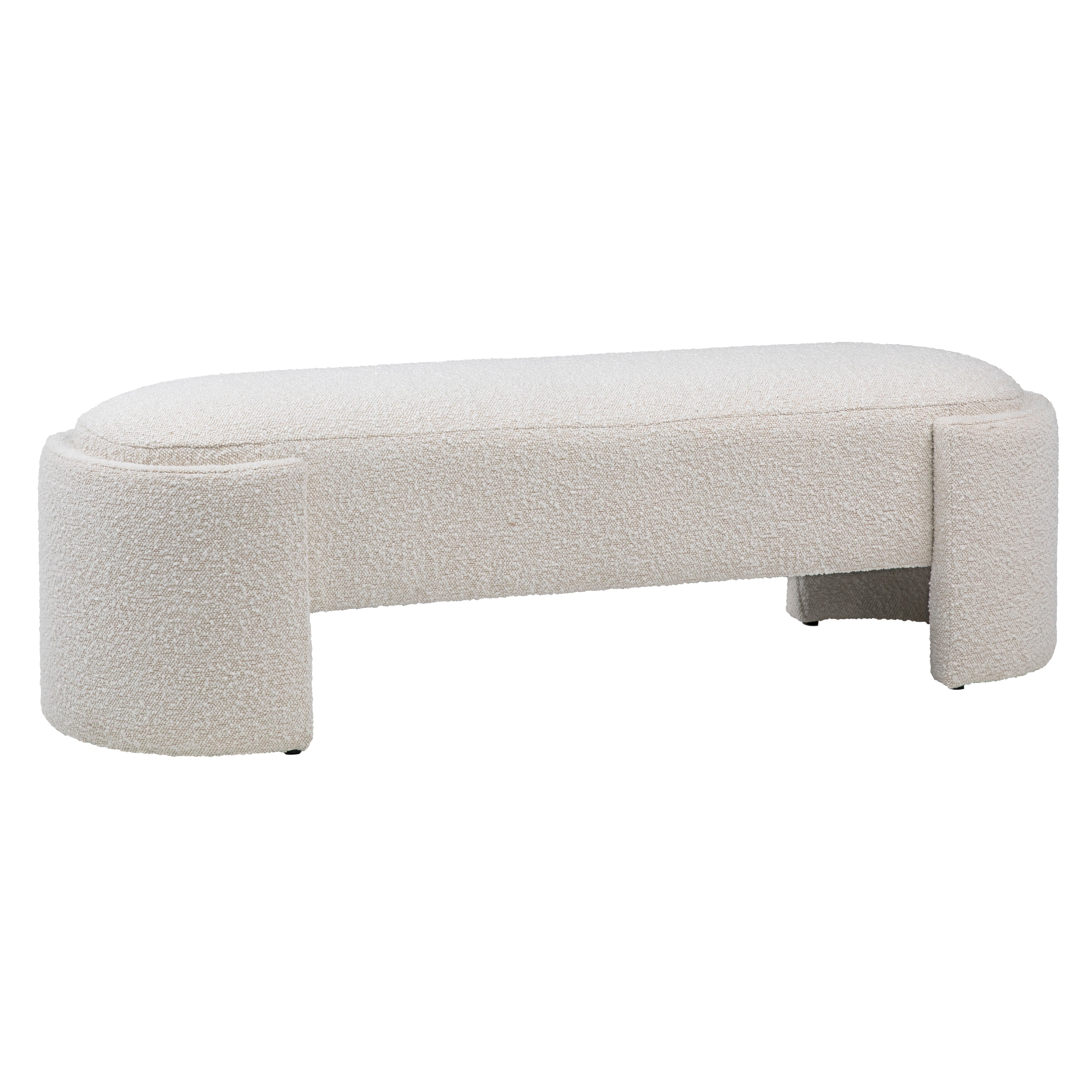 Featuring Cassie Bench by Dovetail at Amethyst Home. Lovely, European inspired boucle fabric on a soft modern accent bench.  A supportive sit, this is versatile for anywhere you need an extra seat.
16.5"h x 55.5"w x 18.5"d
Spot clean the white boucle fabric with damp rag with fabric safe cleaner. Amethyst Home provides interior design, new home construction design consulting, vintage area rugs, and lighting in the Portland metro area.