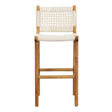 Featuring Diaz Counter Stool by Dovetail at Amethyst Home. A natural fiber counter stool that brings subtle texture into your living space
16.5"w x  21.5"d x 37.5"hMaterial : Solid Teak Wood and Cotton RopeWeight : 13.5 lbs. Amethyst Home provides interior design, new home construction design consulting, vintage area rugs, and lighting in the Miami metro area.