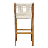 Featuring Diaz Counter Stool by Dovetail at Amethyst Home. A natural fiber counter stool that brings subtle texture into your living space
16.5"w x  21.5"d x 37.5"hMaterial : Solid Teak Wood and Cotton RopeWeight : 13.5 lbs. Amethyst Home provides interior design, new home construction design consulting, vintage area rugs, and lighting in the Winter Garden metro area.