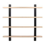 Featuring Price Sungkai Wood Bookcase by Dovetail at Amethyst Home. This Sungkai Wood bookcase provides modern, architectural storage for your books and decor. Perfect for the modern, design-forward home.
Overall Dimensions: 15.5 in W x 88.5 in L x 82 in H
Finish : Black and Natural WashMaterial : Sungkai Wood and Oak VeneerWeight : 281 lbs. Amethyst Home provides interior design, new home construction design consulting, vintage area rugs, and lighting in the Salt Lake City metro area.