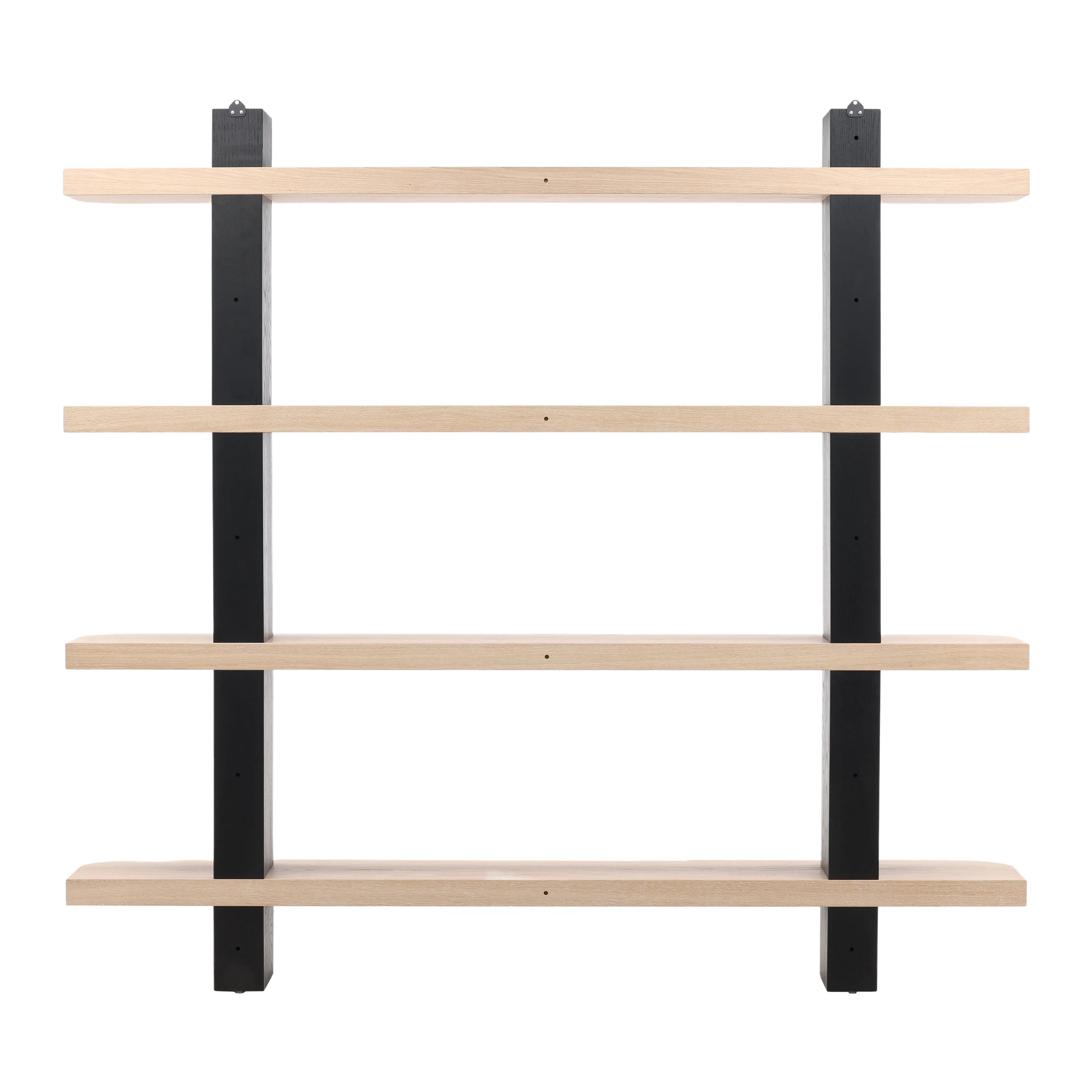 Featuring Price Sungkai Wood Bookcase by Dovetail at Amethyst Home. This Sungkai Wood bookcase provides modern, architectural storage for your books and decor. Perfect for the modern, design-forward home.
Overall Dimensions: 15.5 in W x 88.5 in L x 82 in H
Finish : Black and Natural WashMaterial : Sungkai Wood and Oak VeneerWeight : 281 lbs. Amethyst Home provides interior design, new home construction design consulting, vintage area rugs, and lighting in the Salt Lake City metro area.