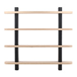Featuring Price Sungkai Wood Bookcase by Dovetail at Amethyst Home. This Sungkai Wood bookcase provides modern, architectural storage for your books and decor. Perfect for the modern, design-forward home.
Overall Dimensions: 15.5 in W x 88.5 in L x 82 in H
Finish : Black and Natural WashMaterial : Sungkai Wood and Oak VeneerWeight : 281 lbs. Amethyst Home provides interior design, new home construction design consulting, vintage area rugs, and lighting in the Winter Garden metro area.