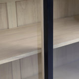 Featuring Sanna Cabinet by Dovetail at Amethyst Home. Discover the perfect blend of functionality and style with our thoughtfully designed Sanna Cabinet. Hand-assembled by skilled artisans in Indonesia, this remarkable piece adds a modern and contemporary touch to your home decor. Carefully constructed from high-quality mindi wood in a natural tone fin. Amethyst Home provides interior design, new home construction design consulting, vintage area rugs, and lighting in the Salt Lake City metro area.