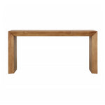 Featuring Sonya Console Table by Dovetail at Amethyst Home. Indulge in a touch of nature with our Sonya Console Table. Crafted from reclaimed materials, its minimalist design adds a dash of naturalism to any space. 
65"w x 16"d x 32"hMaterial : Solid Reclaimed Pine WoodWeight : 72.5 lbs. Amethyst Home provides interior design, new home construction design consulting, vintage area rugs, and lighting in the Park City metro area.