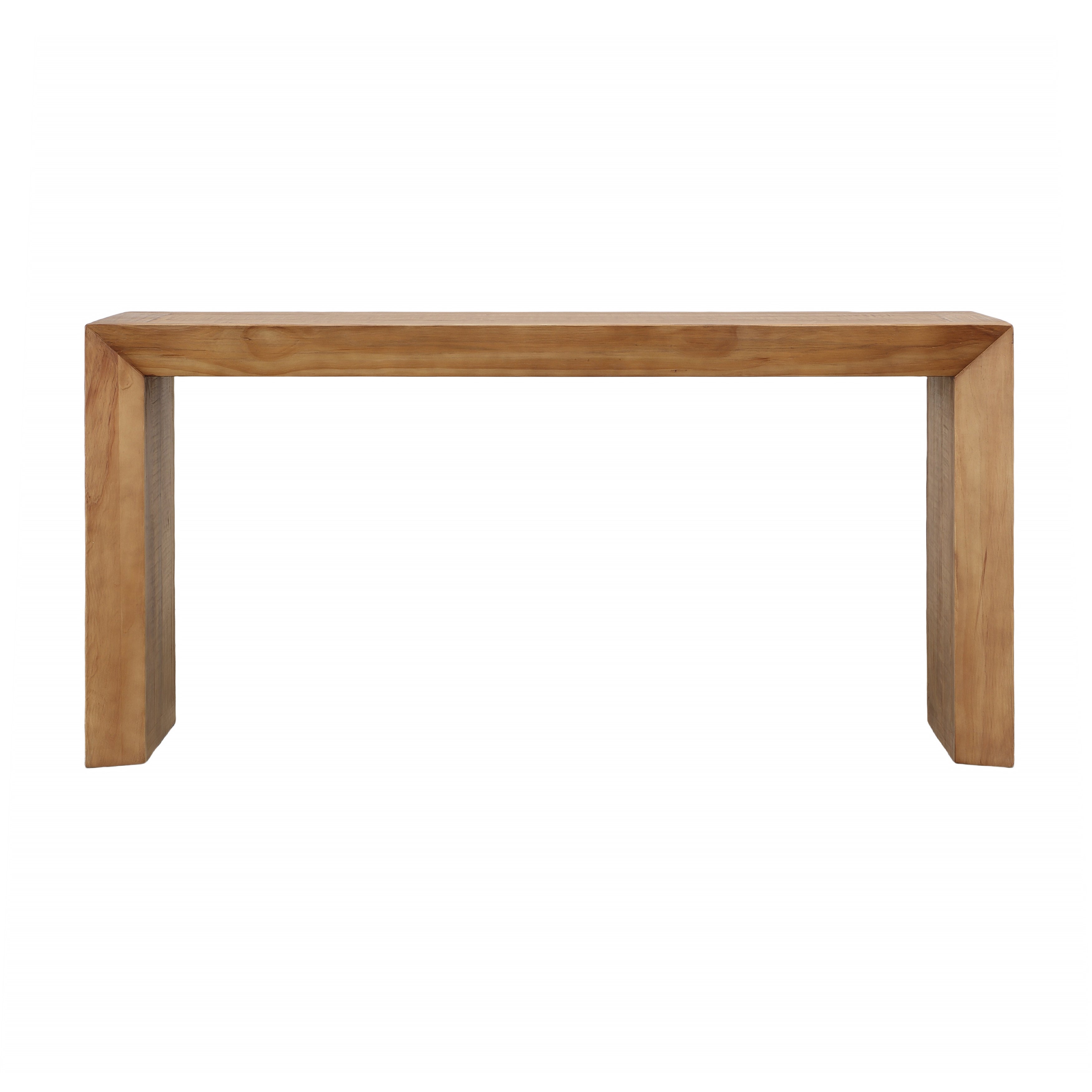 Featuring Sonya Console Table by Dovetail at Amethyst Home. Indulge in a touch of nature with our Sonya Console Table. Crafted from reclaimed materials, its minimalist design adds a dash of naturalism to any space. 
65"w x 16"d x 32"hMaterial : Solid Reclaimed Pine WoodWeight : 72.5 lbs. Amethyst Home provides interior design, new home construction design consulting, vintage area rugs, and lighting in the Park City metro area.