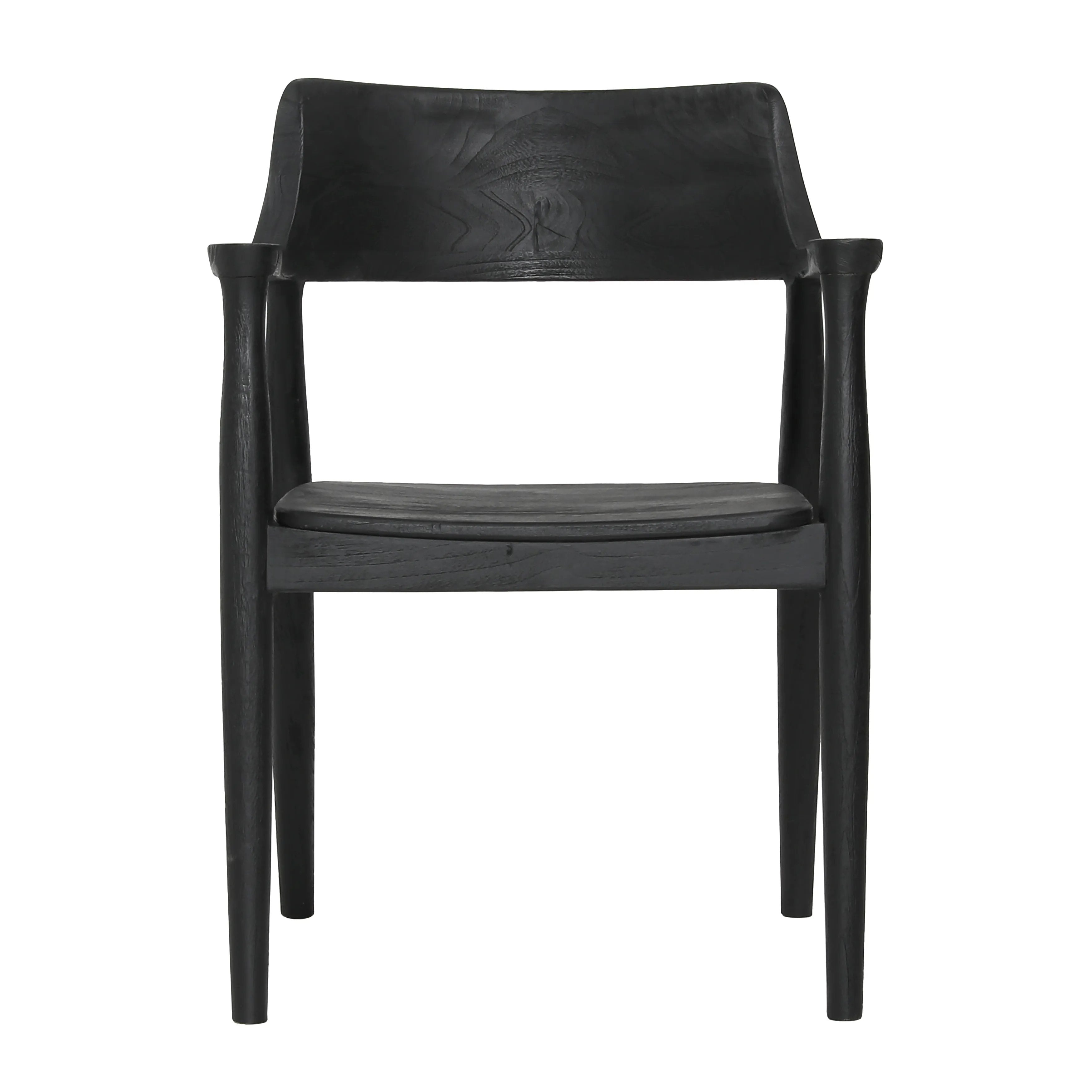 Featuring Stafford Black Dining Chair by Dovetail at Amethyst Home. Featuring a modern black finish, the Stafford Dining Chair will instantly upgrade your dining space. The sturdy construction and comfortable seat make it the perfect choice for any meal. Enjoy relaxation and convenience with this beautifully designed chair.
Depth : 21.5 inFinish : BlackHeight . Amethyst Home provides interior design, new home construction design consulting, vintage area rugs, and lighting in the Austin metro area.