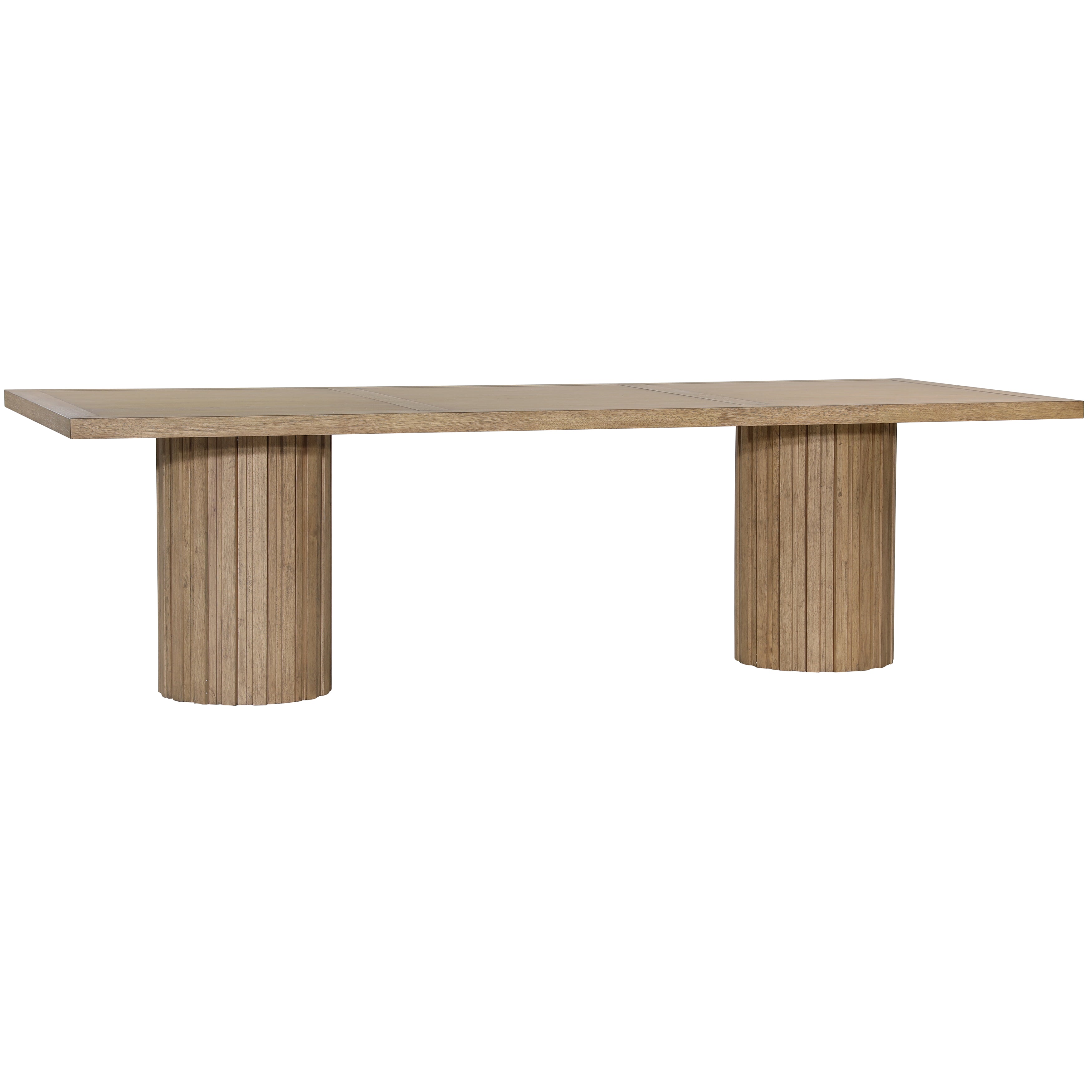 Featuring Valery Dining Table by Dovetail at Amethyst Home. A modern take on a traditional dining table.
109"w x 42"d x 30"hMaterial : Rubber Wood and Oak Veneer. Amethyst Home provides interior design, new home construction design consulting, vintage area rugs, and lighting in the Alpharetta metro area.