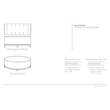 The Elliot Ottoman by Verellen is beautifully shaped and perfect for placing your favorite tray atop or relaxing on after a long day. This is bench-crafted with a sustainably harvested hardwood frame in Verellen's North Carolina atelier. It comes standard with:  • Foam and Fiber Seat Construction • Double Needle • Fabric Covered Ball Button on Top • Available Upholstered Base • Upholstered Only