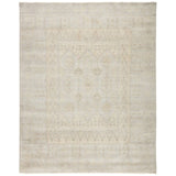 Featuring Eloquent Chival Hand-Knotted Rug by Jaipur Living at Amethyst Home. The Eloquent Chival Area Rug emanates traditional elegance, lending a soft and serene look to transitional homes. The Chival area rug features a washed vintage-inspired design in muted gray and beige tones. This hand-knotted wool rug grounds living spaces with a classic, state.  Amethyst Home provides interior design, new home construction design consulting, vintage area rugs, and lighting in the Laguna Beach metro area.