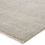 Featuring Eloquent Chival Hand-Knotted Rug by Jaipur Living at Amethyst Home. The Eloquent Chival Area Rug emanates traditional elegance, lending a soft and serene look to transitional homes. The Chival area rug features a washed vintage-inspired design in muted gray and beige tones. This hand-knotted wool rug grounds living spaces with a classic, stately .  Amethyst Home provides interior design, new home construction design consulting, vintage area rugs, and lighting in the Park City metro area.