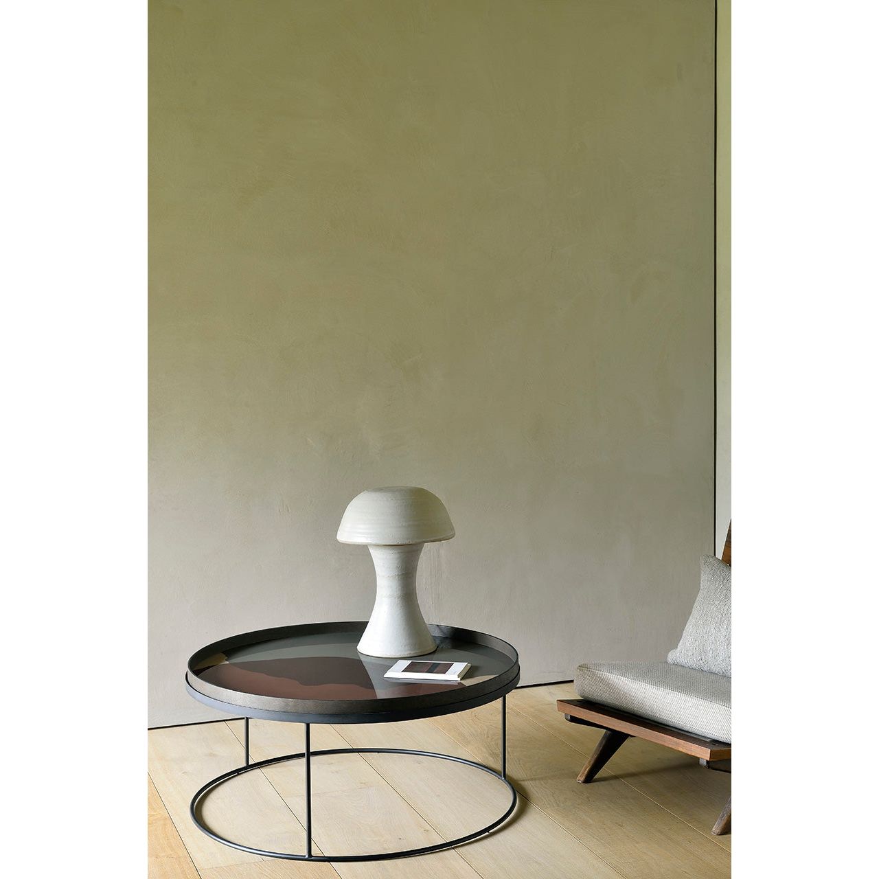 Featuring Round Tray Coffee Table by Ethnicraft at Amethyst Home. The round tray table is one of our most versatile pieces: while it serves its function as a coffee table, its ability to adopt different trays allows you to mix or match various colors and patterns, creating a personal piece that is uniquely yours. And of course, a set equals twice the fun and creativity.Item Dimension WxDxH: 3. Amethyst Home provides interior design services, furniture, rugs, and lighting in the Seattle metro area.