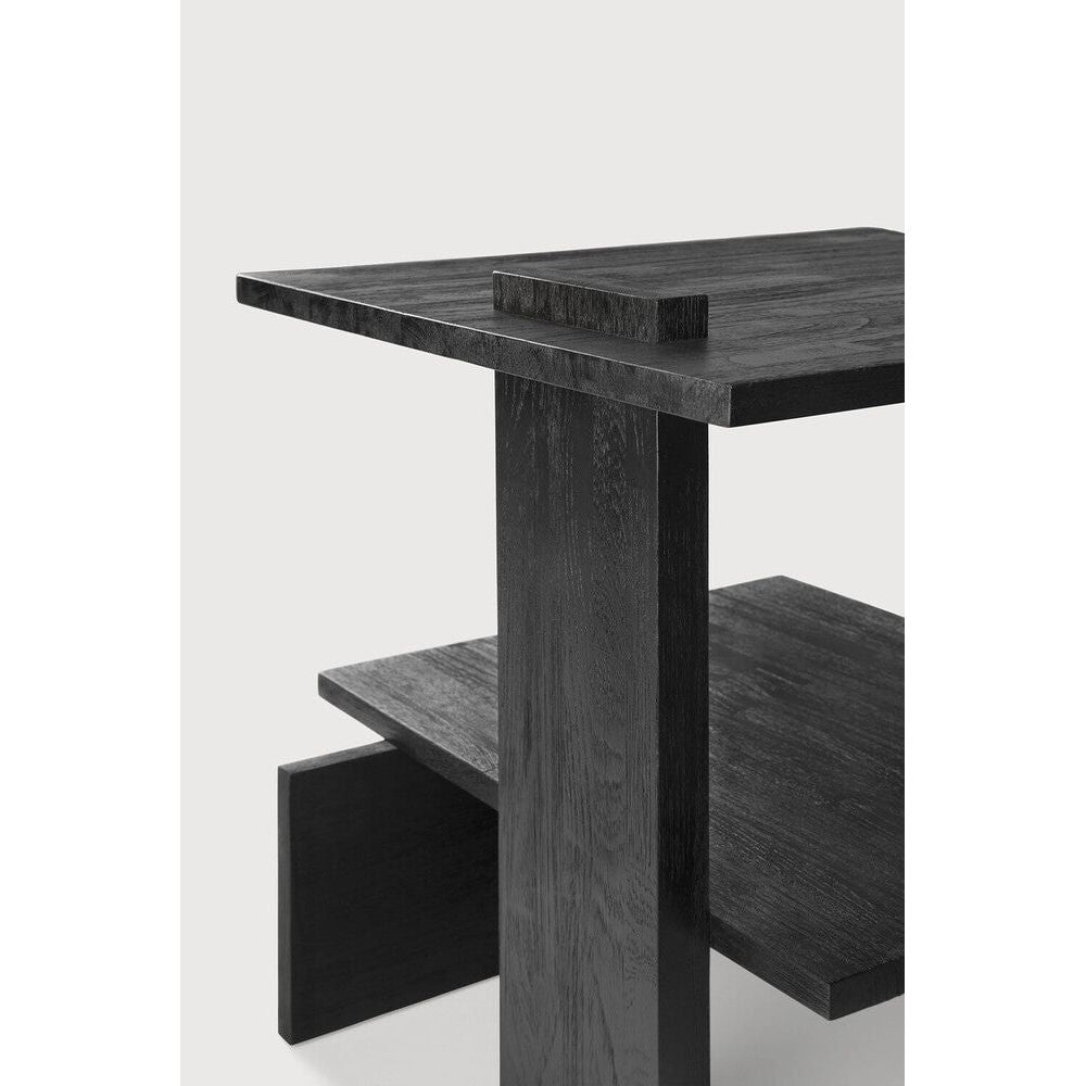 Featuring Abstract Side Table by Ethnicraft at Amethyst Home. Inspired by the Dutch architectural movement de Stijl, the Abstract side table is not only centered around style, but also purpose. With its contemporary black finish discover new proportions and interest from every angle.
Dimensions: 20.5"d x 22.5"w x 19.5"h
Brushed : This finishing gives our fu. Amethyst Home provides interior design, new home construction design consulting, vintage area rugs, and lighting in the Nashville metro area.