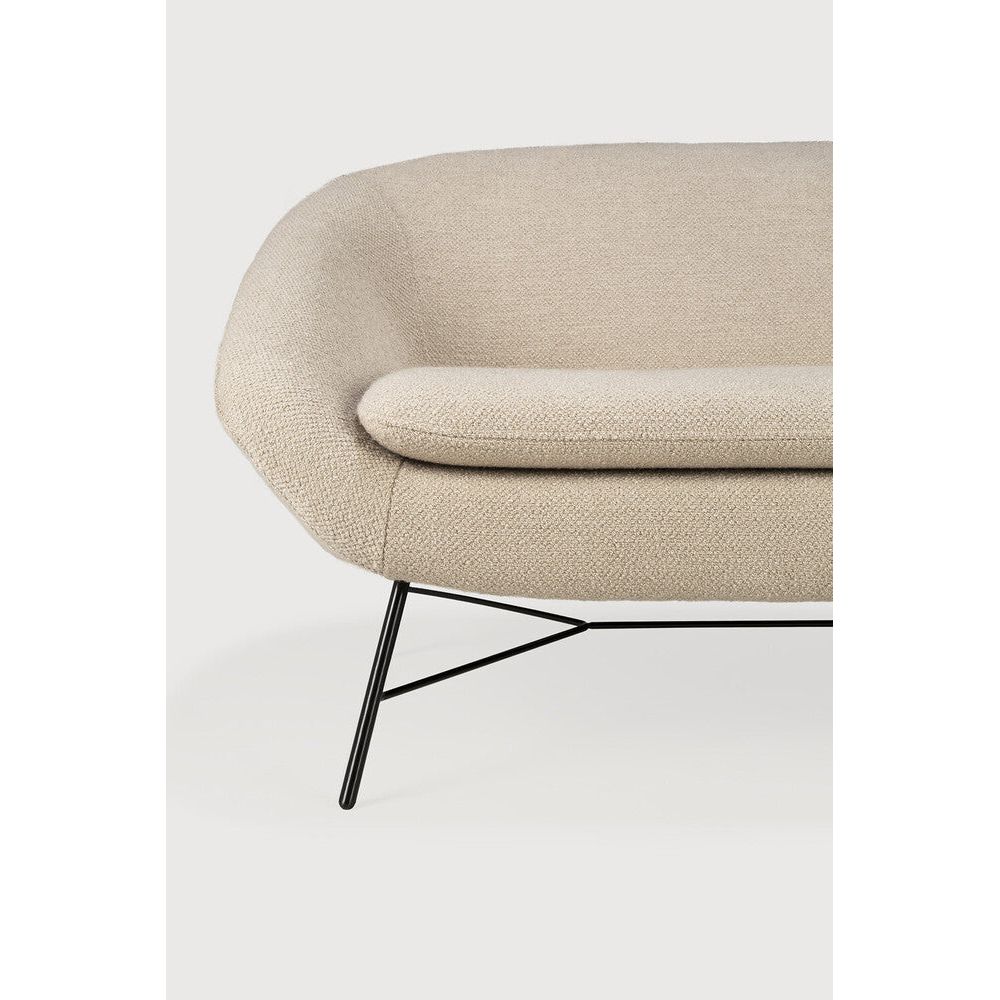 Featuring Barrow Sofa Off White by Ethnicraft at Amethyst Home. Seeking its inspiration from the 50s, the Barrow sofa has an irresistible vintage vibe. The lightness of the metal foot base teamed with premium upholstery are a timeless addition to any space. Let yourself melt into the warm embrace of this incredibly comfortable sofa.
Dimensions: 31.5"d x . Amethyst Home provides interior design, new home construction design consulting, vintage area rugs, and lighting in the Laguna Beach metro area.