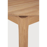 Featuring Bok Outdoor Dining Table Teak by Ethnicraft at Amethyst Home. Reminiscent of a goat's curved horns, the Bok collection combines sculptural elegance and contemporary crafting into a graceful and airy form. Just like its matching chair, the Bok dining table is another signature design. Its airy shape yet rock-solid construction make this piece a tim. Amethyst Home provides interior design, new home construction design consulting, vintage area rugs, and lighting in the Nashville metro area.