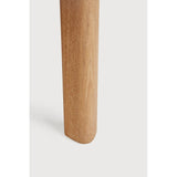 Featuring Bok Outdoor Dining Table Teak by Ethnicraft at Amethyst Home. Reminiscent of a goat's curved horns, the Bok collection combines sculptural elegance and contemporary crafting into a graceful and airy form. Just like its matching chair, the Bok dining table is another signature design. Its airy shape yet rock-solid construction make this piece a timeles. Amethyst Home provides interior design, new home construction design consulting, vintage area rugs, and lighting in the Omaha metro area.