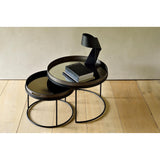 Featuring Bronze Mirror Tray by Ethnicraft at Amethyst Home. A subdued color palette meets captivating motifs inspired by nature and travel. This bronze mirror tray experiments with the balance between rich patterns offset with muted tones, revealing the beauty behind the deceivingly ordinary subjects from which inspiration is drawn. In doing so, this collection captures the essence of timel. Amethyst Home provides interior design services, furniture, rugs, and lighting in the Monterey metro area.