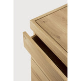 Featuring Burger Dresser Oak by Ethnicraft at Amethyst Home. Cascading natural wood patterns, a robust construction and ample storage space are the highlights of the Burger chest of drawers.
Dimentions: 20"d x 39.5"w x 35.5"h
Anti-tipping mechanism : YesFinish : OiledMain Material : OakSolid wood : Yes. Amethyst Home provides interior design, new home construction design consulting, vintage area rugs, and lighting in the Seattle metro area.