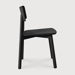 Featuring Casale Dining Chair Oak Black by Ethnicraft at Amethyst Home. Designed by Studio Kaschkasch, the Casale chair boasts straight lines to form a smooth, delicate shape, and the effortless design makes the graceful chair an adaptable piece.
Dimensions: 20.5"d x 18.5"w x 31.5"h
Finish : VarnishedFloor Protector : YesMain Material : OakSolid wood : Yes
Fo. Amethyst Home provides interior design, new home construction design consulting, vintage area rugs, and lighting in the Houston metro area.