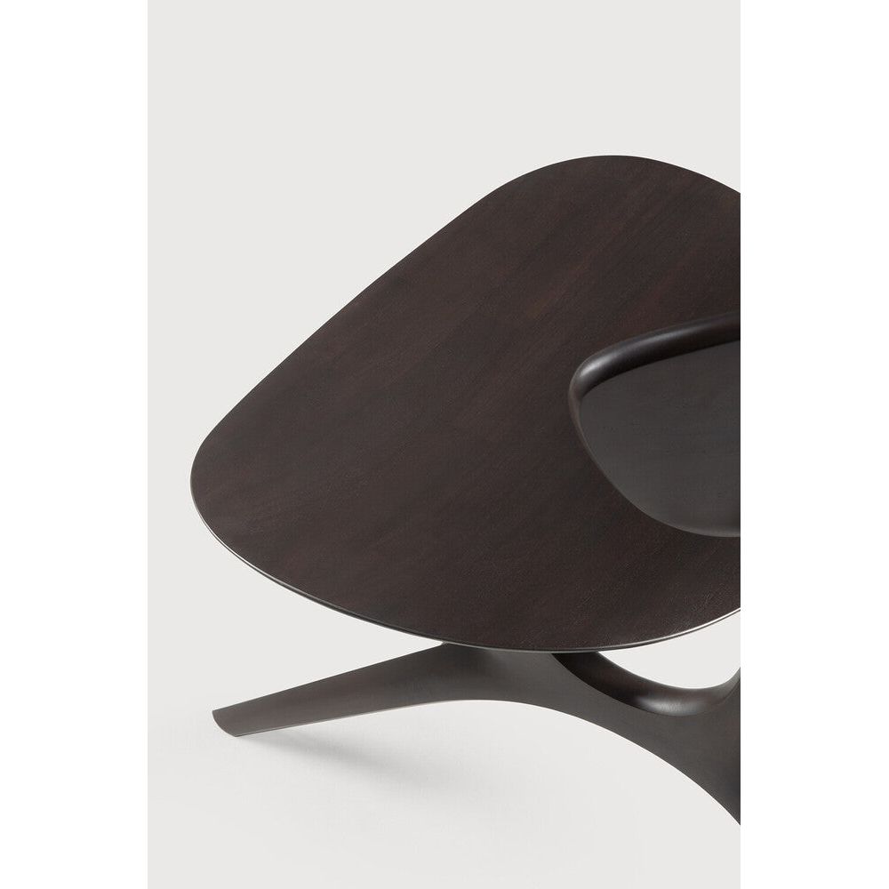 Featuring Mahogany Eye Lounge Chair by Ethnicraft at Amethyst Home. Beauty is in the eye of the beholder. With sleek, angular, front legs and flowing smooth connections, the Eye lounge chair is a hallmark solid wooden seating design. The curved backrest, reminiscent of a winked eye, inspired the name of the chair. Think subtle elegance with a stylish edge.. Amethyst Home provides interior design, new home construction design consulting, vintage area rugs, and lighting in the Alpharetta metro area.