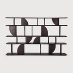 Featuring Geometric Rack Teak Dark Brown by Ethnicraft at Amethyst Home. In the Geometric collection, shapes intersect in unexpected ways, creating playful contrasts with light and shadow at every angle. The Geometric rack offers an eye-catching display for treasured objects and mementos.
Dimensions: 14"d x 83"w x 51.5"h
Brushed : NoColor : DarkFinish : . Amethyst Home provides interior design, new home construction design consulting, vintage area rugs, and lighting in the Laguna Beach metro area.