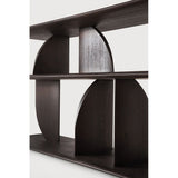 Featuring Geometric Sofa Console Teak Dark Brown by Ethnicraft at Amethyst Home. In the Geometric collection, shapes intersect in unexpected ways, creating playful contrasts with light and shadow at every angle. The Geometric console offers an eye-catching addition to an entry or hallway.
Dimensions: 14"d x 83"w x 26.5"h
Brushed : NoColor : DarkFinish : Varn. Amethyst Home provides interior design, new home construction design consulting, vintage area rugs, and lighting in the Portland metro area.