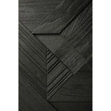 Featuring Graphic Sideboard Teak Black by Ethnicraft at Amethyst Home. In his quest to add movement to the surface, designer Alain van Havre started layering and combining triangular shapes. Before he knew it he had created a visually enticing composition out of teak and the Graphic design was born. By using multiple layers, a sense of depth and dynamism is cr. Amethyst Home provides interior design, new home construction design consulting, vintage area rugs, and lighting in the Boston metro area.