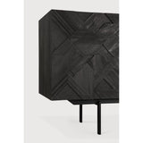 Featuring Graphic Sideboard Teak Black by Ethnicraft at Amethyst Home. In his quest to add movement to the surface, designer Alain van Havre started layering and combining triangular shapes. Before he knew it he had created a visually enticing composition out of teak and the Graphic design was born. By using multiple layers, a sense of depth and dynamism is. Amethyst Home provides interior design, new home construction design consulting, vintage area rugs, and lighting in the Charlotte metro area.