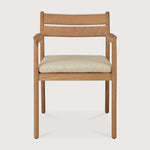 Featuring Jack Outdoor Dining Chair Teak by Ethnicraft at Amethyst Home. Alluring from every angle, luxuriant shapes and curves form the basis of the Jack collection. Featuring upholstery woven in Belgium, the Jack offers clean, classic lines with a modern touch. Every detail has been meticulously crafted to ensure comfort and elegance while enjoying the . Amethyst Home provides interior design, new home construction design consulting, vintage area rugs, and lighting in the Los Angeles metro area.