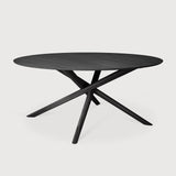 Featuring Mikado Black Oak Dining Table by Ethnicraft at Amethyst Home. The Mikado dining table's sculptural character is the result of a quest to find a balance between functionality and stability. The legs interlock like a well-thought-out puzzle, arranged under a solid round top. Designed by Alain van Havre.
Dimensions: 59.5"d x 59.5"w x 30"h
Brushed : Thi. Amethyst Home provides interior design, new home construction design consulting, vintage area rugs, and lighting in the Seattle metro area.
