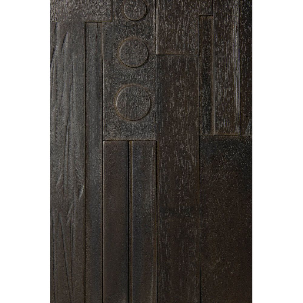 Featuring Mosaic Sideboard Teak Black by Ethnicraft at Amethyst Home. It all started with a happy incident. Inspired by the remaining offcuts from our factory designs, the layered wood pieces of the Mosaic sideboard form a rhythm, reminiscent of the partition of a pipe organ. Deeply influenced by music within his creative process, Alain van Havre offers. Amethyst Home provides interior design, new home construction design consulting, vintage area rugs, and lighting in the Winter Garden metro area.