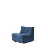 Featuring N701 Blue Modular Sofa Sectional by Ethnicraft at Amethyst Home. The N701 Blue Sofa is an inviting design that oozes comfort and relaxation. By combining the different pieces and sizes, you have unlimited possibilities when it comes to creating your own unique setting. Designed by Jacques Deneef, it’s available in multiple colors and materials.Size for the 1 seater sofa (WxDxH):. Amethyst Home provides interior design services, furniture, rugs, and lighting in the Los Angeles metro area.