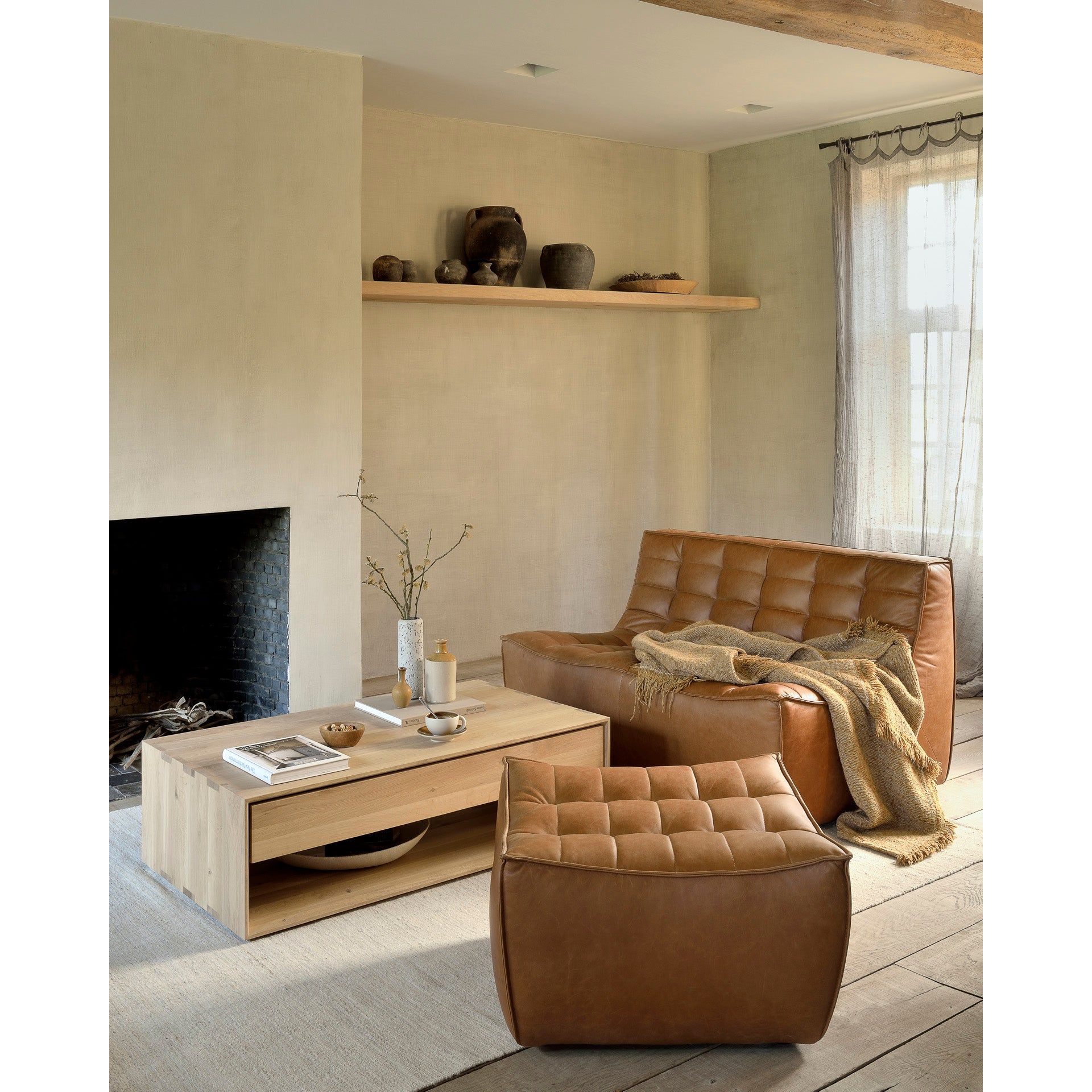 Featuring N701 Old Saddle Leather Modular Sofa Sectional by Ethnicraft at Amethyst Home. The N701 Old Saddle Leather Sofa is an inviting design that oozes comfort and relaxation. By combining the different pieces and sizes, you have unlimited possibilities when it comes to creating your own unique setting. Designed by Jacques Deneef, it’s available in multiple colors and materials.
Size fo. Amethyst Home provides interior design services, furniture, rugs, and lighting in the Scottsdale metro area.