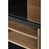 Featuring Oscar Rack Teak by Ethnicraft at Amethyst Home. The Oscar rack, designed by Alain van Havre, immediately attracts attention with its atypical compartment division. Notice the exceptional grooves in the doors: each narrow groove was carefully hand carved, making every Oscar piece unique.
Dimensions: 16"d x 47.5"w x 77"h
Anti-tipping mechanism : Yes. Amethyst Home provides interior design, new home construction design consulting, vintage area rugs, and lighting in the Nashville metro area.