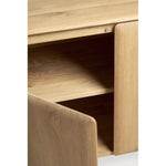 Featuring PI Sideboard Oak by Ethnicraft at Amethyst Home. The PI collection honours nature’s design by keeping the strength, curves and lines, as nature intended. Interesting shapes are discovered in this sleek and stylish, polished imperfect, finish. Each PI item is finished by hand to ensure that the individual character of the wood is respected. The PI sid. Amethyst Home provides interior design, new home construction design consulting, vintage area rugs, and lighting in the Dallas metro area.