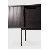 Featuring Roller Max TV Cupboard Teak Black XL by Ethnicraft at Amethyst Home. The Roller Max collection is remarkable in its design, distinguished with its stacked wood-stick effect. The TV cupboard offers functional storage in an eye-catching design, resulting in an elegant and sophisticated item for both residential and commercial spaces.
Overall Dime. Amethyst Home provides interior design, new home construction design consulting, vintage area rugs, and lighting in the Laguna Beach metro area.