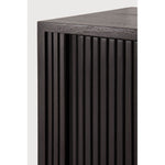 Featuring Roller Max TV Cupboard Teak black by Ethnicraft at Amethyst Home. The Roller Max collection is remarkable in its design, distinguished with its stacked wood-stick effect. The TV cupboard offers functional storage in an eye-catching design, resulting in an elegant and sophisticated item for both residential and commercial spaces.
Overall Dimensions: 18. Amethyst Home provides interior design, new home construction design consulting, vintage area rugs, and lighting in the Miami metro area.