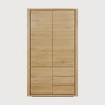 Featuring Shadow Dresser Oak by Ethnicraft at Amethyst Home. Durable, elegant and convenient, the Shadow dresser features three doors and two drawers. Made from solid oak.
Dimentions: 24"d x 45.5"w x 79"h
Anti-tipping mechanism : YesFinish : OiledMain Material : OakSolid wood : Yes. Amethyst Home provides interior design, new home construction design consulting, vintage area rugs, and lighting in the Laguna Beach metro area.