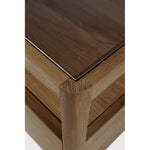 Featuring Spindle Bedside Table Reclaimed Teak by Ethnicraft at Amethyst Home. With its one drawer, open space and slightly tapered legs, the Spindle bedside table is the perfect no-nonsense companion for the striking Spindle bed. Reclaimed teak offers a truly unique finish for each and every item — the origin of each hand-finished piece of furniture carries . Amethyst Home provides interior design, new home construction design consulting, vintage area rugs, and lighting in the Houston metro area.