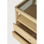 Featuring Spindle Dresser Oak by Ethnicraft at Amethyst Home. The Spindle collection found its inspiration in the traditional spinning wheel. Slightly tapered legs and rounded edges add a soft, sensual quality to this beautiful bedroom collection. This dresser is just as much at home in the bedroom as it is in commercial spaces as a stylish storage solution. Amethyst Home provides interior design, new home construction design consulting, vintage area rugs, and lighting in the Calabasas metro area.