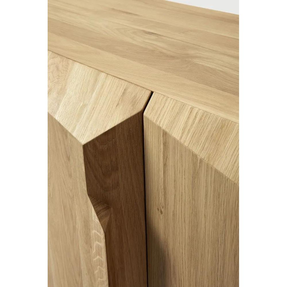 Featuring Stairs Sideboard by Ethnicraft at Amethyst Home. An angular composition, designed by Alain van Havre, forms the heart of a design that aims to distance itself from traditional static and immobile surfaces. A unique sense of volume is created which alters your perception of the sideboard as you walk by.
Dimensions: 18.5"d x 79"w x 31.5"h
Adjustable. Amethyst Home provides interior design, new home construction design consulting, vintage area rugs, and lighting in the Nashville metro area.