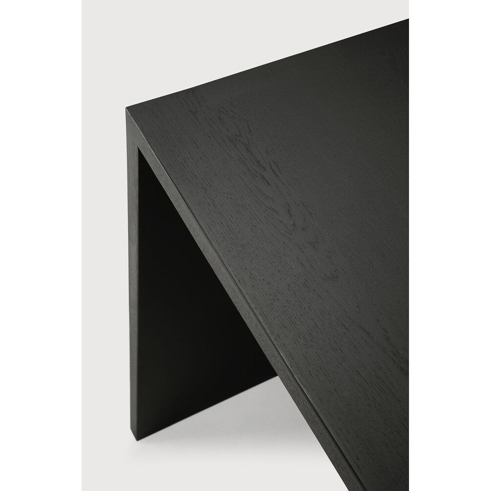 Featuring U Desk Oak Black by Ethnicraft at Amethyst Home. Solid and dependable, the U desk brings a sturdy simplicity to an office space with a touch of elegance. The simplicity of the design allows for plenty of room to spur creativity and personalization.
Dimensions: 31.5"d x 63"w x 30"h
Brushed : NoColor : BlackFinish : VarnishedFloor Protector : YesMa. Amethyst Home provides interior design, new home construction design consulting, vintage area rugs, and lighting in the Washington metro area.