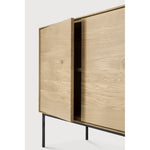 Featuring Whitebird Sideboard Oak by Ethnicraft at Amethyst Home. For our Whitebird collection, designer Alain van Havre brings together opposing elements, combining soft round legs and eye-catching graphic lines into light and airy designs.
Dimensions: 18"d x 59.5"w x 33.5"h
Adjustable Shelves : YesAnti-tipping mechanism : YesFinish : VarnishedMain Material :. Amethyst Home provides interior design, new home construction design consulting, vintage area rugs, and lighting in the Dallas metro area.