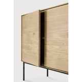 Featuring Whitebird Sideboard Oak by Ethnicraft at Amethyst Home. For our Whitebird collection, designer Alain van Havre brings together opposing elements, combining soft round legs and eye-catching graphic lines into light and airy designs.
Dimensions: 18"d x 59.5"w x 33.5"h
Adjustable Shelves : YesAnti-tipping mechanism : YesFinish : VarnishedMain Material :. Amethyst Home provides interior design, new home construction design consulting, vintage area rugs, and lighting in the Dallas metro area.