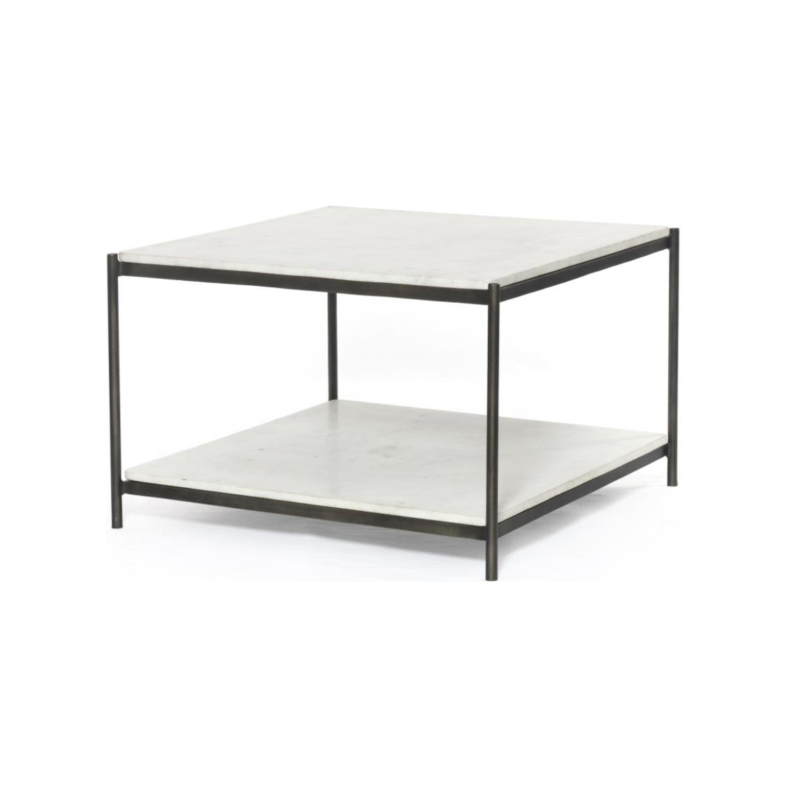 Featuring Felix Bunching Table - Hammered Grey by Four Hands at Amethyst Home. We love the sophisticated look the marble paired with the iron frame brings to this Felix Hammered Grey Bunching Table. The bottom shelve is both functional and beautiful!
Overall Dimensions: 25"W x 25"L x 16"H
Colors: Hammered Grey W/Clear Powder Coat, Polished White MarbleMat.  Amethyst Home provides interior design, new home construction design consulting, vintage area rugs, and lighting in the Des Moines metro area.