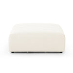 Featuring Langham Fayette Cloud Ottoman by Four Hands at Amethyst Home. Wide vertical channeling offers luxurious, modern Italian styling to this ottoman in a Fayette Cloud covering. Pairs perfectly with the Langham sectional. Performance fabrics are specially created to withstand spills, stains, high traffic and wear, ensuring long-term comfort and unmatched d. Amethyst Home provides interior design, new home construction design consulting, vintage area rugs, and lighting in the Miami metro area.