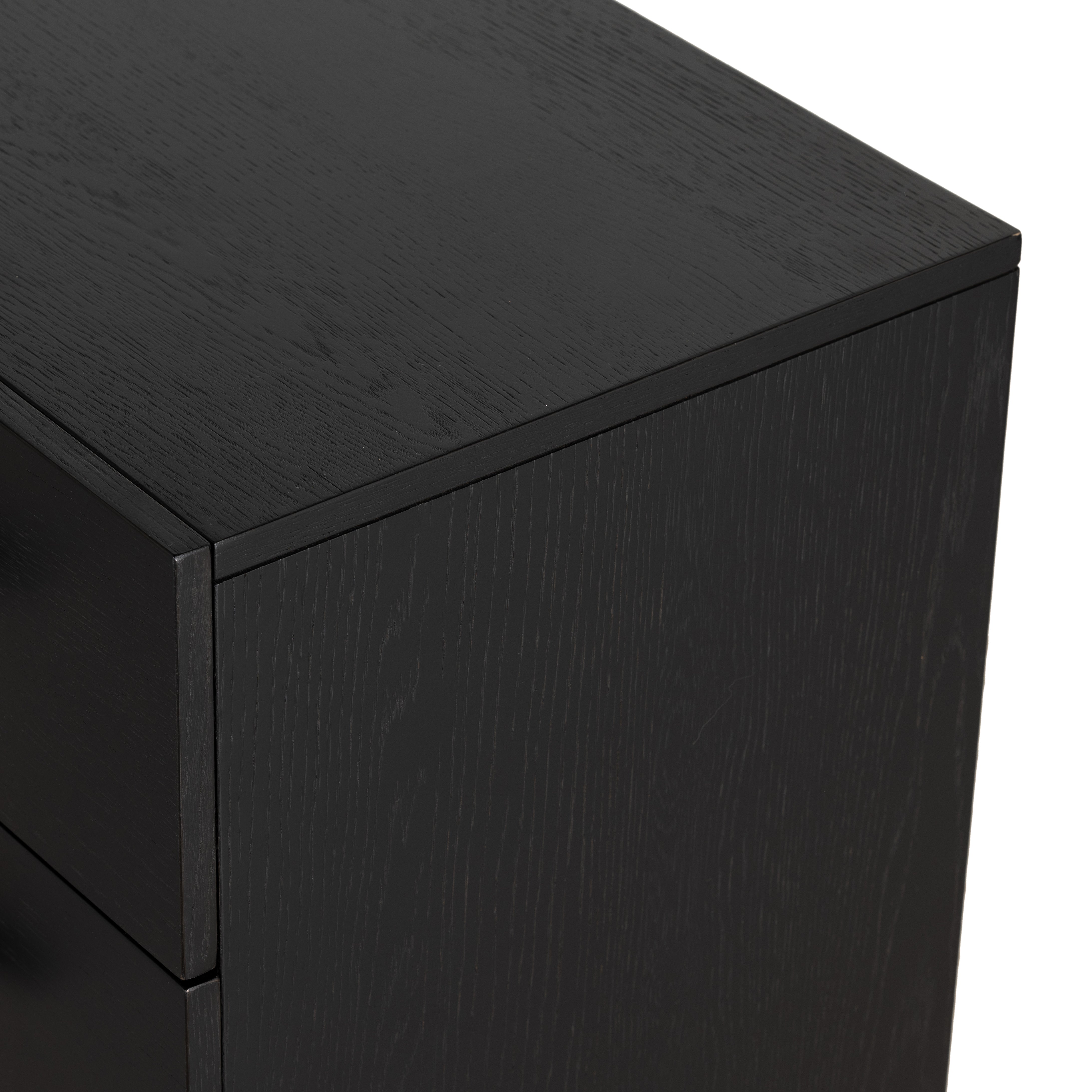 Featuring Rosedale Ebony Oak 6 Drawer Dresser by Four Hands at Amethyst Home. The ebony oak of this Rosedale 6 Drawer Dresser brings a moody, darkness to any room. With six spacious drawers and iron hardware wrapped in a gorgeous, tan leather, this is a functional and beautiful piece to add to your bedroom or other area. 
Overall Dimensions: 62.50"W x 19.50"L. Amethyst Home provides interior design, new home construction design consulting, vintage area rugs, and lighting in the Seattle metro area.